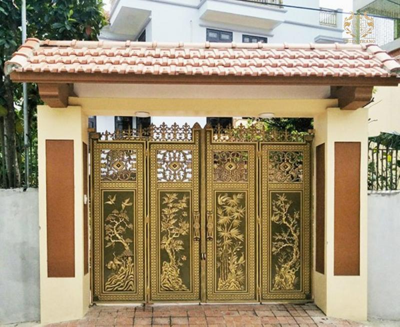 Cổng 4 cánh Mẫu 8