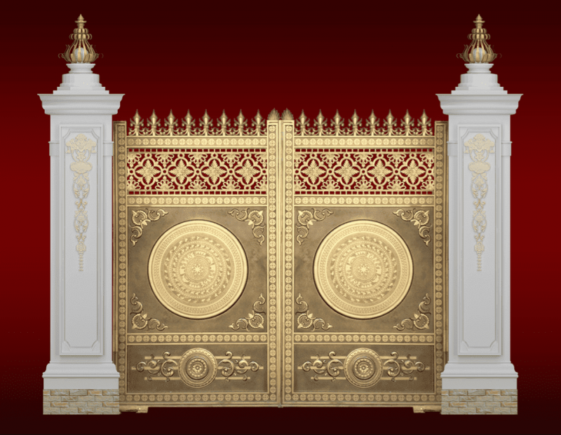 Cổng trống đồng mẫu 1