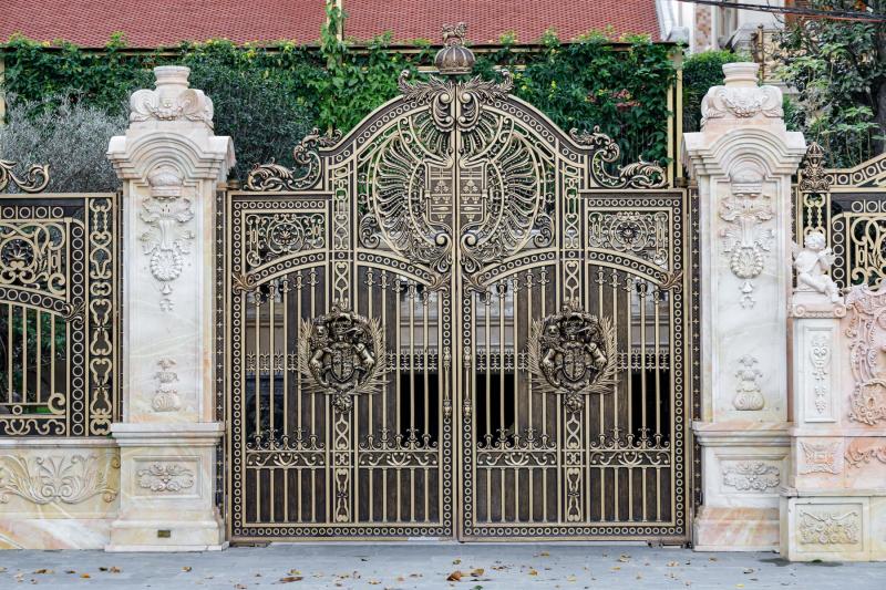 Cổng hoa lá tây mẫu 1