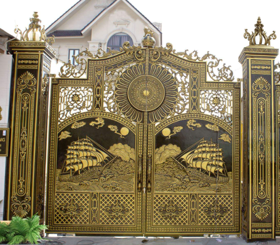 Cổng phù diêu mẫu 2 thuận buồm xuôi gió 