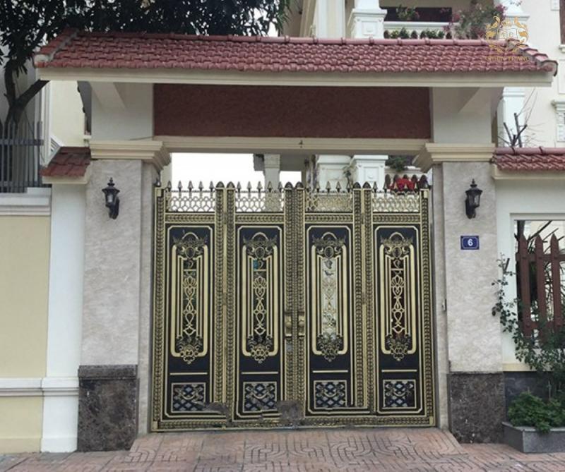 Cổng 4 cánh Mẫu 4