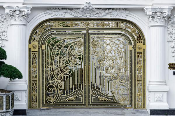 Dự án cổng nhôm đúc  biệt thự tại quận Hải An - Hải Phòng